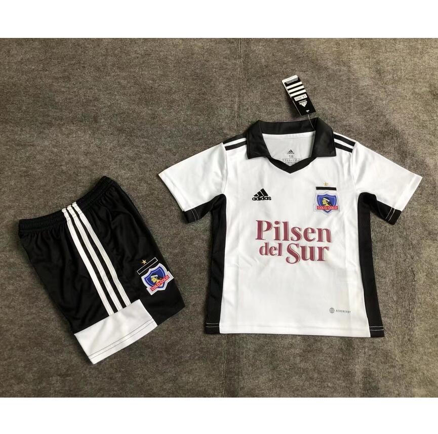 Kids 2022/23 COLO-COLO Home Soccer Kits Shirt With Shorts